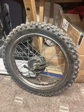 Malaguti Grizzly 12, 50cc front wheel with hub and brake arm etc