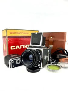 Soviet SALYUT-S 6x6 Medium Format Camera Vega-12V 90mm f/2.8 Lens USSR