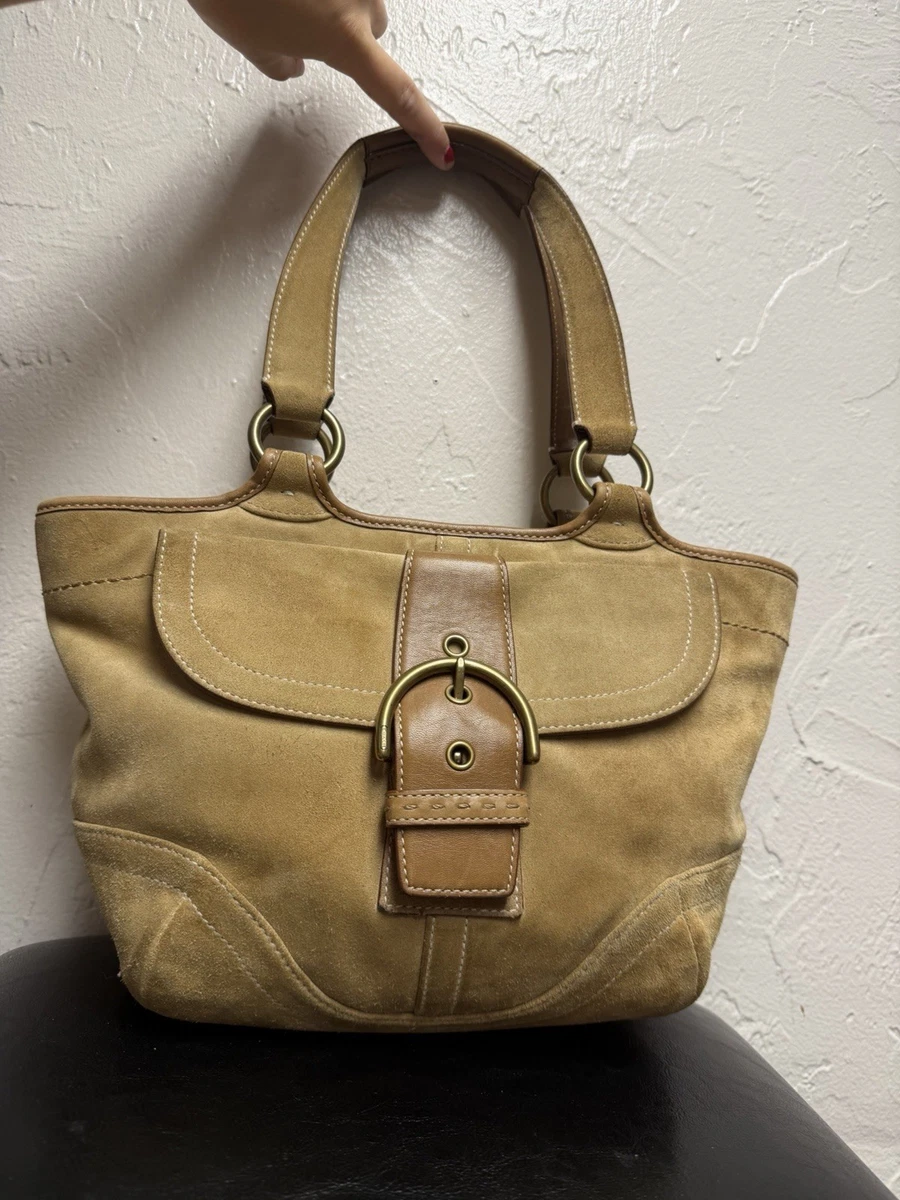 Coach Women's Suede Exterior Bags & Handbags for Women for sale | eBay