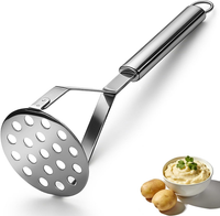 Homquen Kartoffelstampfer Aus Edelstahl, Robuster Kartoffelstampfer, Kartoffelpr