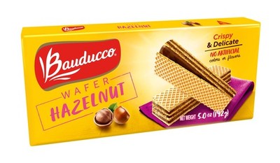 Bauducco Hazelnut Wafers  Crispy Wafer Cookies With 3 Delicious, Indulgent De...