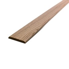 Solid Oak 43mm wide Cover Strip - 90cm Length - Unfinished / Lacquered / Oiled
