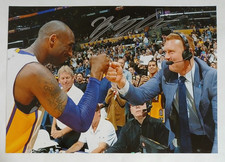 Brian Scalabrine Signed Auto Autograph Photo w/ Kobe Bryant White & Black Mamba