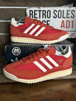 adidas Originals  SL72 RS Rot Weiß UK Größe 9,5 2024