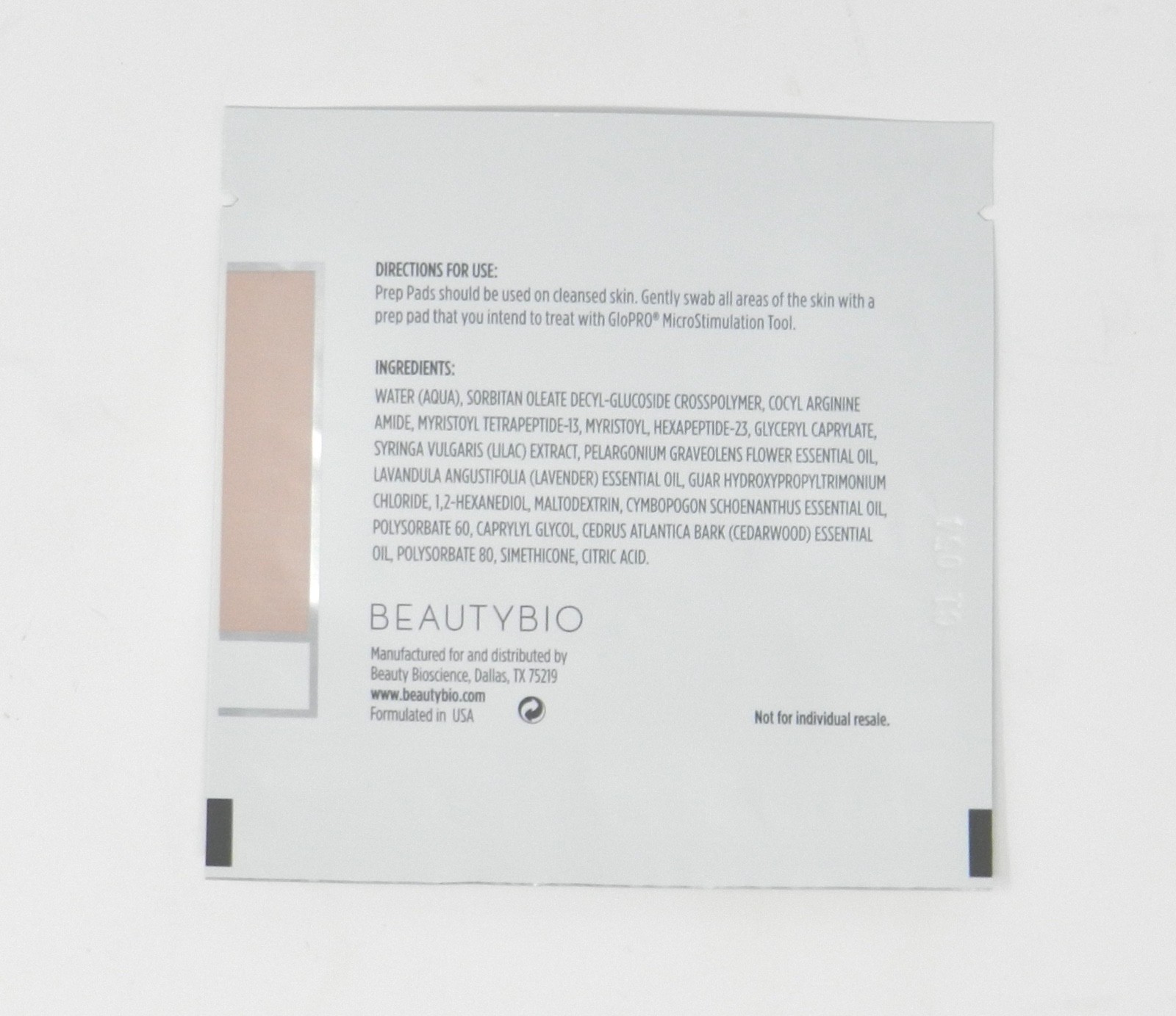 BeautyBio By Giuliana On The Glo Microneedling Tool Set Xtra Microtip + Prep Pad