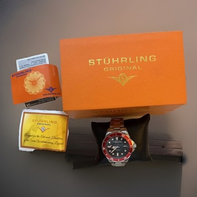 stuhrling mens watch automatic Japan Movement Original Collectible