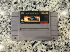 Top Gear Super Nintendo SNES Working Game Cartridge