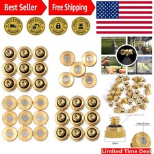 Weather-Resistant 32 Count Brass Misting Nozzles - Maintain Cool Spaces Outdoors