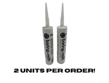 2 TUBES - Boring-Smith Industrial Sealant Silicone Clear 10-oz. #221148751