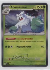 Abomasnow Pokemon Scarlet & Violet Paldea Evolved PAL #011