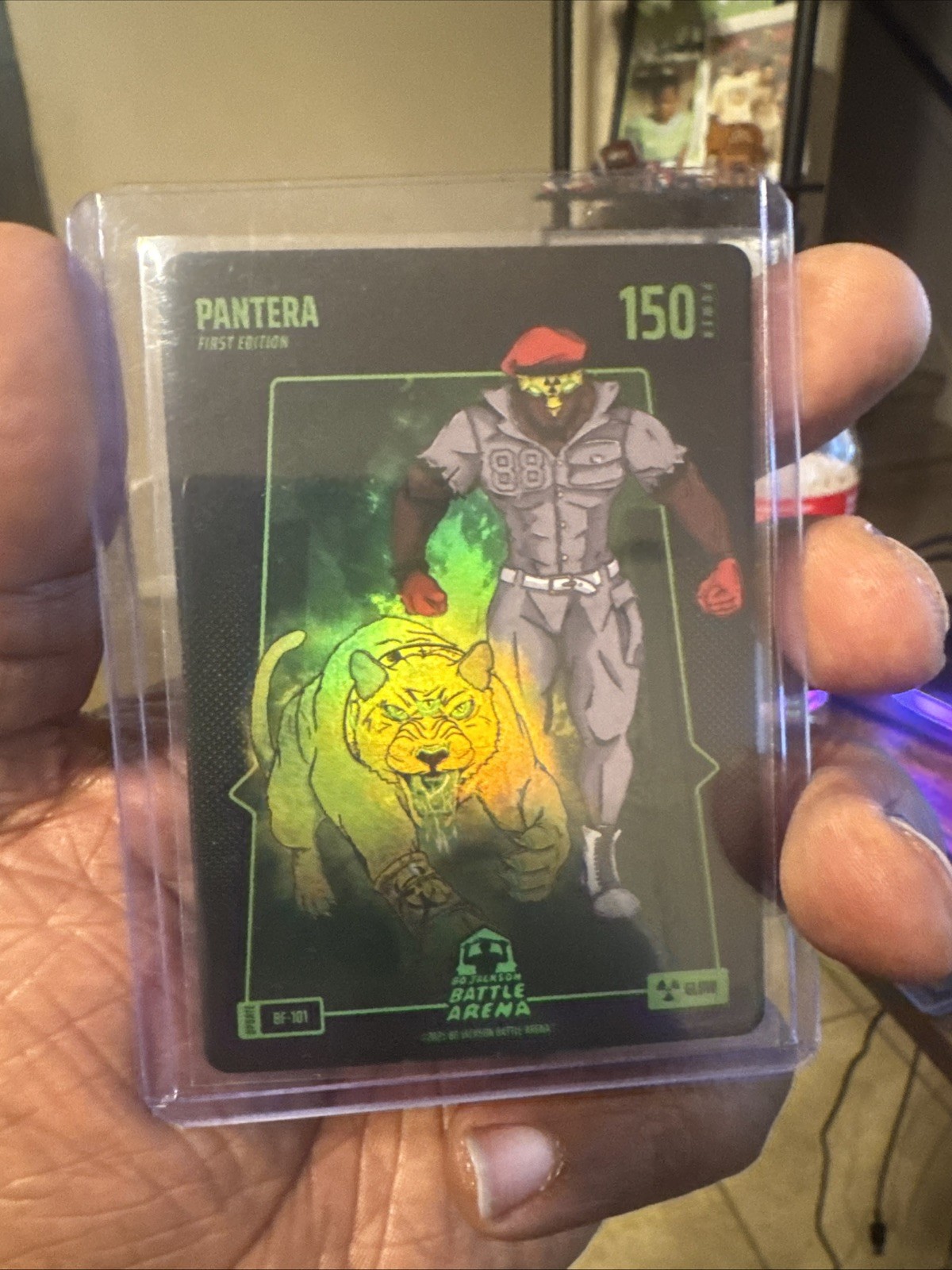 Bo Jackson Battle Arena Update GLOW Battle Foil BF-101 PANTERA Rey Mysterio