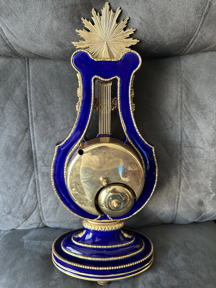 Pendule lyre Marie-Antoinette - Photo 3/4