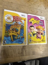 2 Wii Games Build A Bear & My Baby First Steps (Nintendo Wii, 2009) Free SH