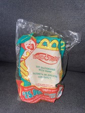 Vintage 2000 McDonald s Finger Board Skateboard Toy Happy Meal NOS 5 Piece Lot