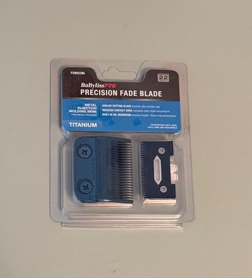 BaBylissPRO FX8022BL Blue Titanium Precision Fade Blade MIM Process