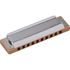 Classic Marine Band Harmonica with Wood Comb and Stainless Steel Covers