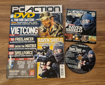 PC Action 04/2003 inkl. DVD Vietcong Freelancer Spellforce Raven Shield