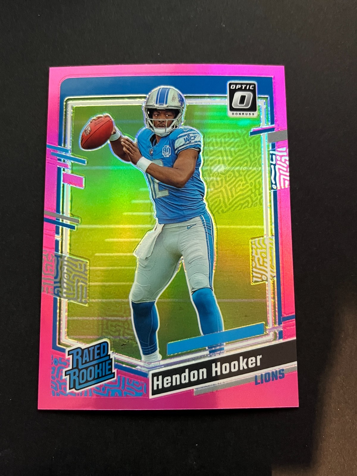 2023 Panini Donruss Optic Rated Rookie Pink Prizm Hendon Hooker #234