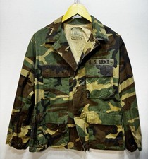 Vintage U.S. Army Woodland Camo BDU Jacket Small Short Military USA