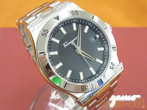 SALVATORE FERRAGAMO Quartz Analog Watch FH1030017 Used