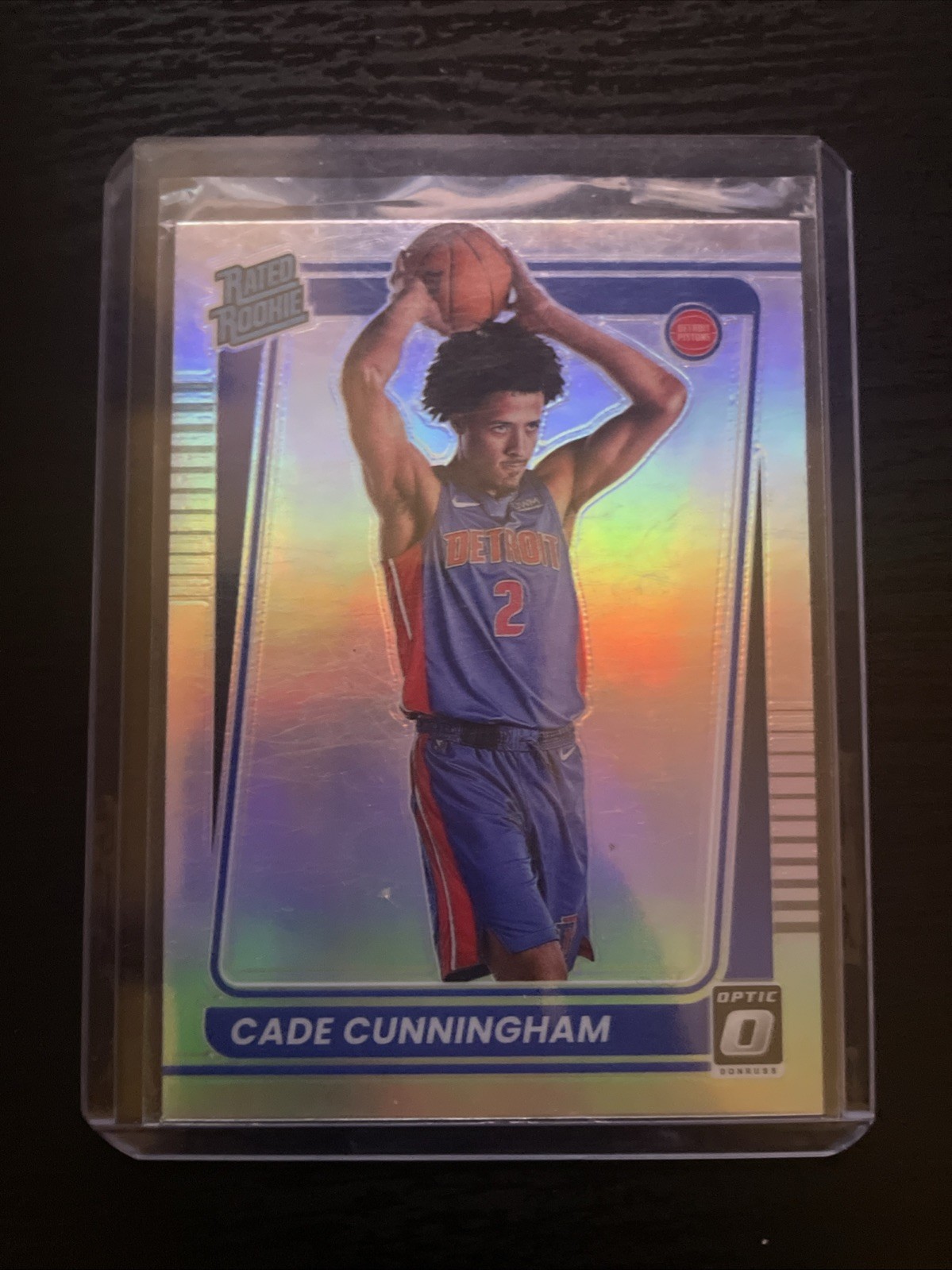 2021-22 Panini Donruss Optic - Rated Rookie Cade Cunningham #161 Holo Prizm (RC)