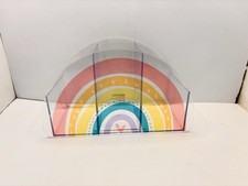 Lot Of 2 Stationery Box Acrylic Pen Organizer Decorative Pen Storage Holder
