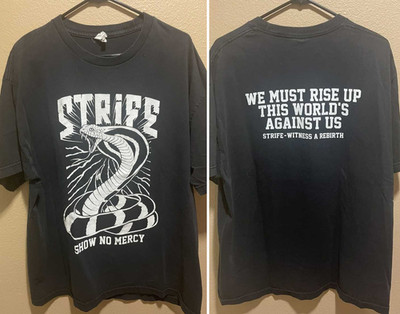 Band Tees × Rock Tees × Vintage Vintage Strife Rock Punk Metal Band Concert T Sh