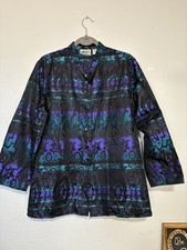 Chicos Silk Kimono Floral Size 2