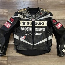 Suzuki Yoshimura Motorcycle Leather Jacket Mo...