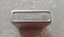 Zippo Silver Plate 2002 Limited Edition Used Matchbox Collectible