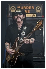 Lemmy Kilmister Motorhead Poster 24x36 Inch Photo Rare Print Wall Art Print