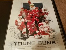 Detroit Red Wings Signed 16x20 Photo Young Guns Dekeyser NHL