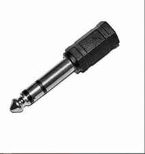 3.5mm 1/8" Female To 6.5mm 1/4" Male Jack Stereo Headphone Adapter Male plug US