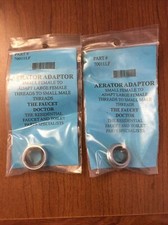 Lot Of 2 The Faucet Doctor 70011LF Aerator Adapter