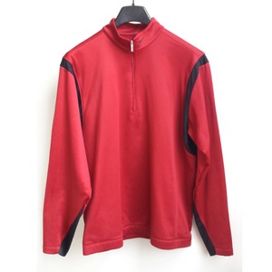 Nike Golf Quarter 1/4 Zip Pullover Sweatshirt Maroon Red sz L | eBay