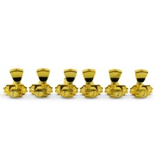 Kluson 3 3 Revolution Series G-Mount Tuners gold metal keystone button