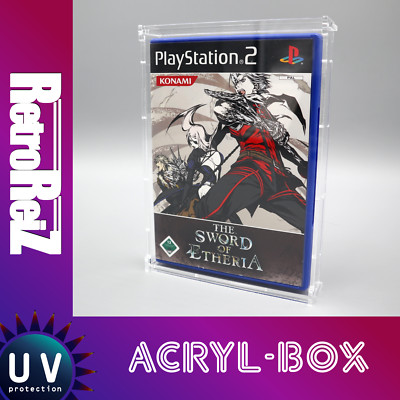 RetroReiZ Acryl Box Case UV Schutz für PlayStation 2 Spiele OVP PS2 & XBOX & 360
