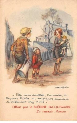 Illustrateur - n°87786 - F. Poulbot - Elle nous embête ta mère ... chez nou - Photo 1/2
