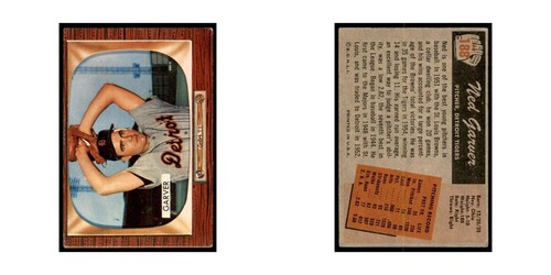 1955 Bowman Ned Garver Tigers #188 - Picture 3 of 3
