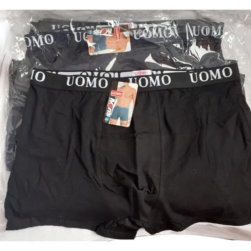12 Pezzi Boxer Uomo Mutande Cotone Elasticizzato Intimo Nero Grigio Blu Tortora - Immagine 3 di 3