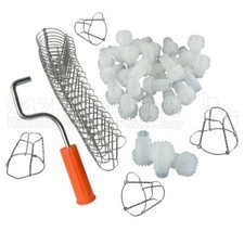 Champagne Bottle Corking Set includes 25 plastic corks wires and fixing tool.