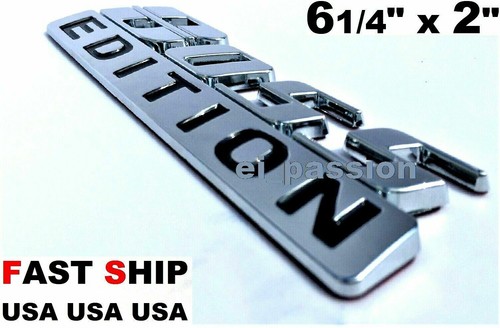 PATRIOT EDITION Chrome Fit All Models Sport Truck logo Sign CUSTOM EMBLEM Bumper - Picture 6 of 7