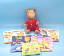 Llama Llama Red Pajama Plush & 4 Hardcover Books & 1 soft- Misses Mama Gram