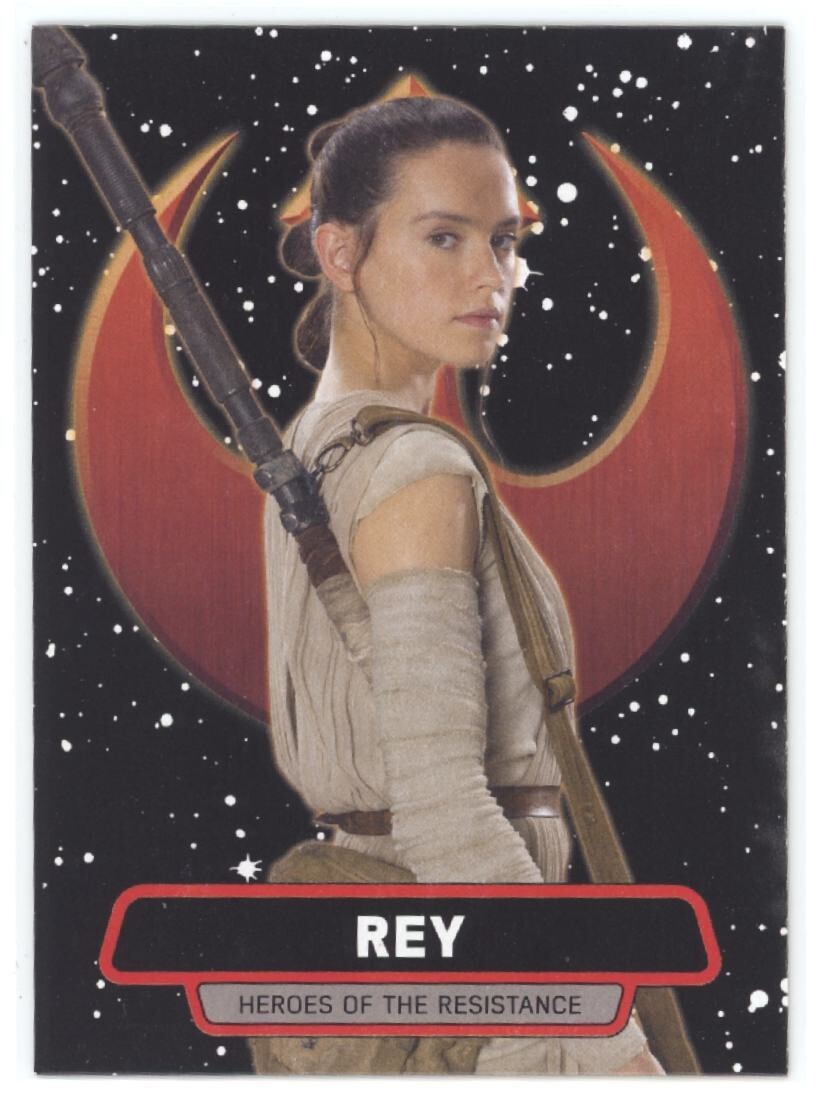 REY 2015 Topps Star Wars Journey to the Force Heroes of the Resistance #R-1 *QTY