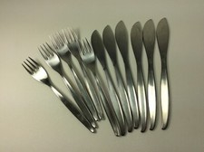 WMF STOCKHOLM Besteck Fischbesteck 5 x Fischgabel 6 x Fischmesser Cromargan