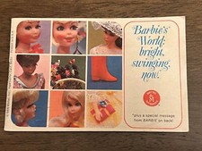 1968 VINTAGE THE WORLD OF BARBIE FASHION BOOK ONE CATALOG