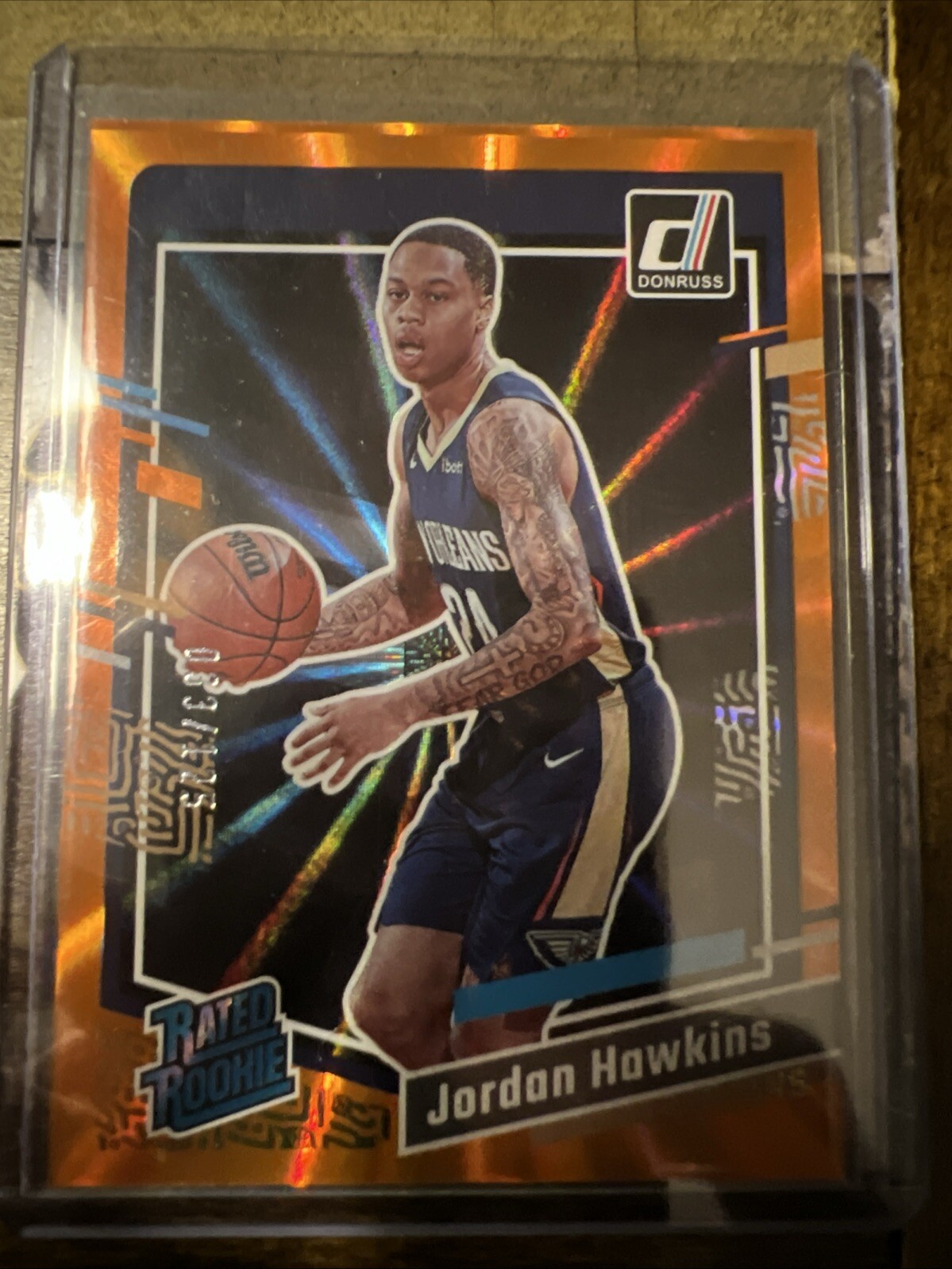 2023-24 Panini Donruss - Rated Rookie Choice Red #219 Jordan Hawkins /99 (RC)