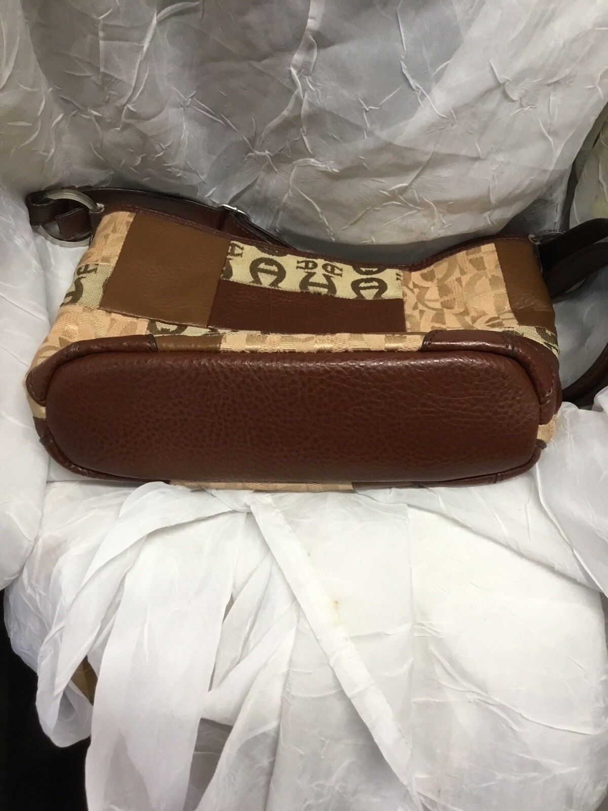 Etienne Aigner  Vintage Patchwork, Monogram Purse - image 4