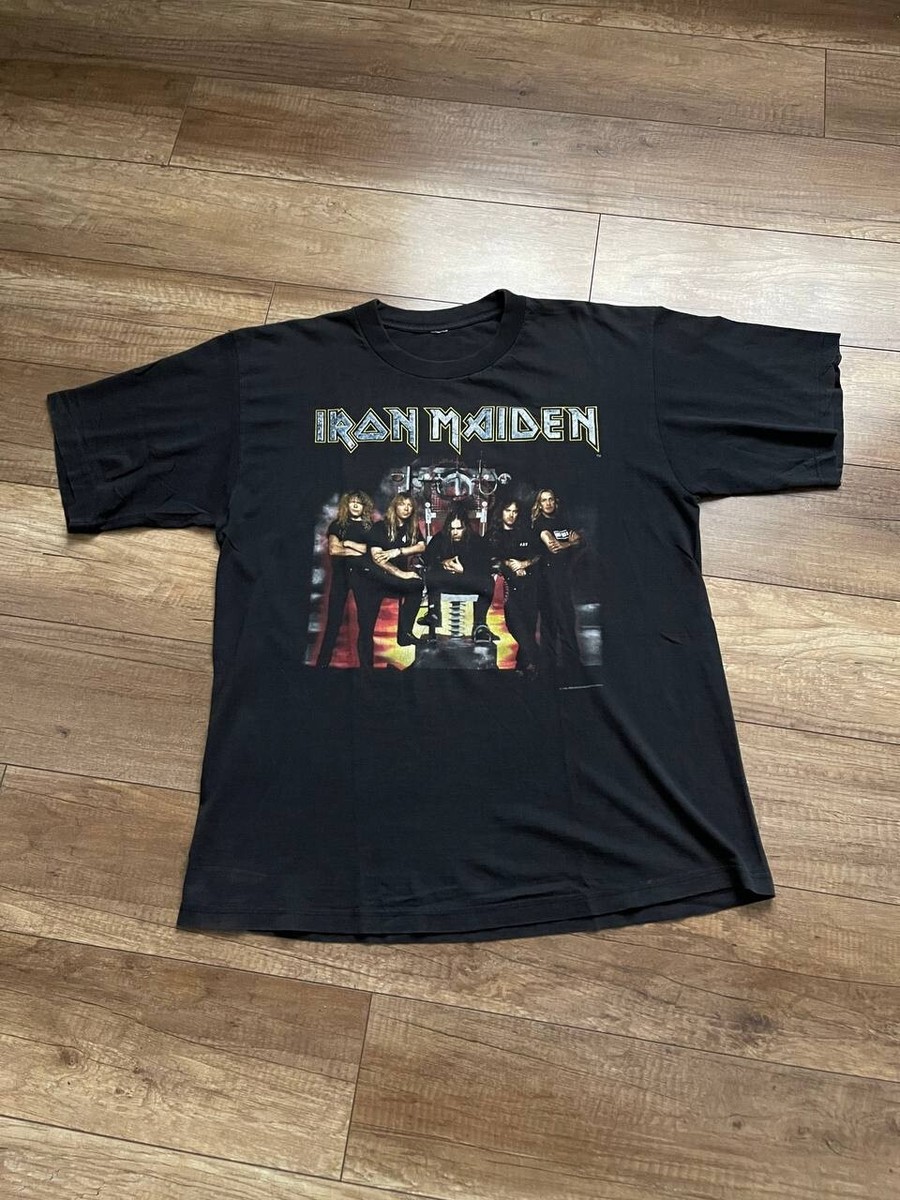 1995 Iron Maiden The X Factor Vintage Rock Band Tour T-Shirt Tee