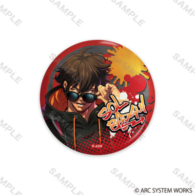 Guilty Gear Strive Street Fashion Sol Badguy Can Badge Pin BeBlock New